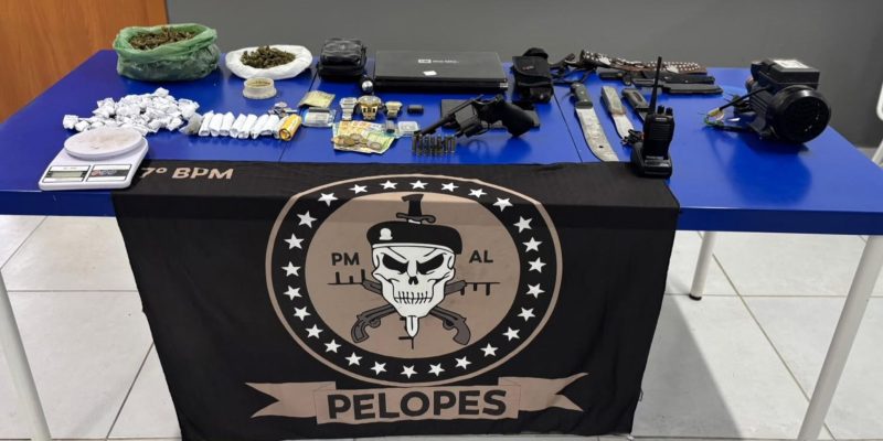 operacao-protetor-das-divisas-prende-suspeito-de-trafico-e-apreende-drogas-e-arma-em-maravilha